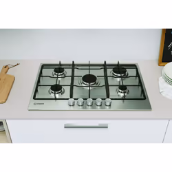 Indesit THP 752 IX/I 1 piano gas inox 75cm 5 fuochi griglie smaltate - Vista aggiuntiva 4