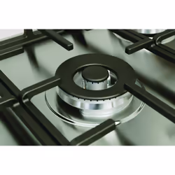 Indesit THP 751 W/IX/I IT 1 piano gas inox 75cm 5 fuochi bruciatore doppia corona griglie in ghisa lavabili in lavastoviglie - Vista aggiuntiva 4