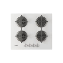 Indesit ING 61T/WH 1 piano gas vetro tortora 60cm 4 fuochi griglie in ghisa lavabili in lavastoviglie