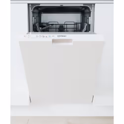 Indesit Lavastoviglie BI 45 cm classe E, 10 coperti, Push&Go, 46 dba, A scomparsa totale, Compatta (45 cm), Bianco, Pulsanti, ...
