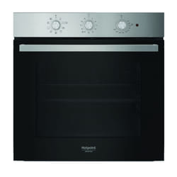 Hotpoint Ariston HAO3 K38HU X 71 L Nero, Acciaio inox