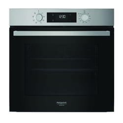 Hotpoint Ariston HAO3 K55H X 71 L Nero, Acciaio inox