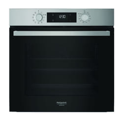 Hotpoint Ariston HAO3 K58H X 71 L Nero, Acciaio inox