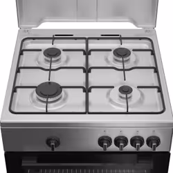 Indesit I6GGKMS Cucina A+ Gas Acciaio inox - Vista aggiuntiva 4