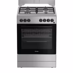Indesit I6G3PMS, Cucina, Acciaio inox, Manopola, Acciaio inox, Frontale, Gas