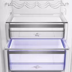 Hotpoint Ariston HPK2 5322 B4E1 Frigorifero con congelatore in basso da incasso 300 L Metallico classe E No Frost - Vista aggiuntiva 5