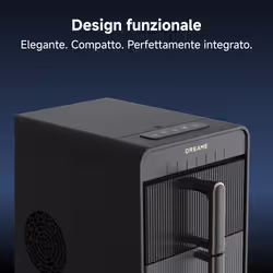 Dreame Aura Macchina per la produzione di cubetti di ghiaccio integrata/indipendente 12 kg/24h Nero, Oro - Vista aggiuntiva 3