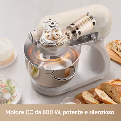 Dreame BioKnead Sbattitore con base 800 W Bianco - Vista aggiuntiva 4