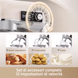 Dreame BioKnead Sbattitore con base 800 W Bianco - Vista aggiuntiva 7
