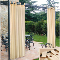 No Brand - Tenda gazebo idrorepellente con passanti bretelle poliestere 160x270 cm beige