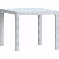 QUARTET TABLE Quartet è un tavolo realizzato in resina resistente, durevole, resistente agli agenti atmosferici ed è caratter ...