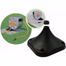 Base di fissaggio a terra per Rotoroll Evolution Composto da una base forata per il fissaggio a terra Sulla quale inserire il ...