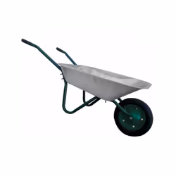 Trasportare qualsiasi peso con facilità e sicurezza! Telaio in acciaio tubolare Ø 27 mm. vasca in lamiera zincata capacità Lt ...