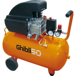 Compressore carrellato 50 litri 8 bar Brixo Ghibli