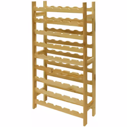 Conserva, invecchia e mostra il tuo vino con stile con questo portabottiglie in legno massello! Il suo design pulito e minima ...