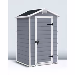 La Garden Cottage Keter Manor P94 è una casetta porta attrezzi da giardino in resina di dimensioni 130x95xh200 cm, ideale per ...