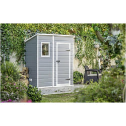 Garden Cottage casetta ripostiglio da giardino in resina L183xP111xH200 Keter Manor Pent 6x4