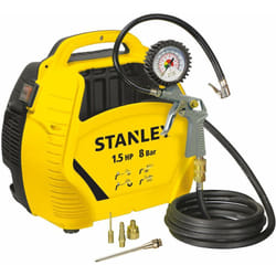 Compressore d'aria con accessori 1,5 HP STANLEY fino a 8 Bar AIR KIT 90STN595