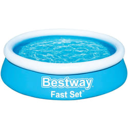 Bestway - Piscina tonda autoportante con anello fast set 57392