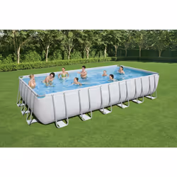 Piscina rettangolare con struttura Power Steel Frame 732 X 366 X H132 Bestway Preparati a trascorrere l'estate dei sogni insi ...