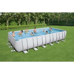 Bestway - Piscina rettangolare con struttura Power Steel Frame 732X366X132 56475