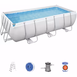 Perché scegliere una piscina Power Steel™ di Bestway? Qualità, resistenza, durata imbattibile e montaggio facile e veloce. So ...