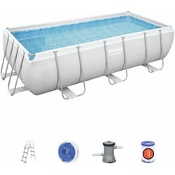 Bestway - Piscina rettangolare Power Steel Frame Rettangolare 400x200x100 cm 56441