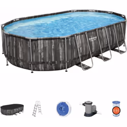 Trascorri un'estate da sogno con una piscina fuori terra direttamente nel tuo giardino per la gioia dei tuoi figli! Struttura ...