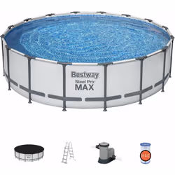Perché scegliere una piscina Steel Pro MAX™ di Bestway? Qualità, resistenza, durata imbattibile e montaggio facile e veloce. ...