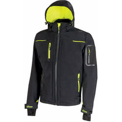 U-power - Giubbino da lavoro giacca Black Carbon modello Space xxl