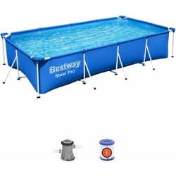 Bestway - Piscina rettangolare Steel Pro 400x211x81cm 56424