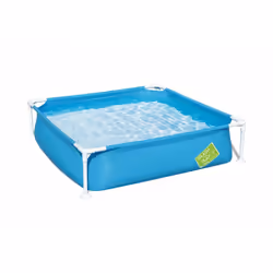 Piscina quadrata 122x122xH30 BestWay 56217 La mia prima piscina frame pool, facile montaggio Strutture in metallo antiruggine ...