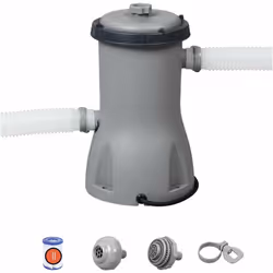 Semplicemente il cuore della tua piscina. La pompa di filtraggio a cartuccia Flowclear di Bestway® è la soluzione ideale per ...