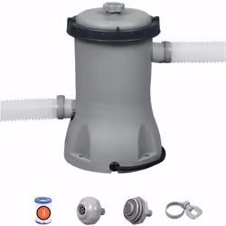 Semplicemente il cuore della tua piscina. La pompa di filtraggio a cartuccia Flowclear di Bestway® è la soluzione ideale per  ...