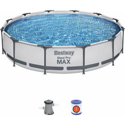 Bestway - Piscina con struttura rotonda Steel Pro max 366x76 cm 56416