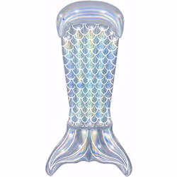Materassino scintillante Sirenetta Il materiale brillante e luminoso, oltre all'esclusivo design a coda di sirena, conferisce ...