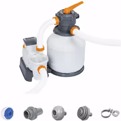 Flowclear ™ 8327 lt per ora , Il filtro a sabbia di Bestway® è un modo altamente efficiente ed ecologico per mantenere l'acqu ...