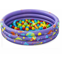 Bestway - Piscina gonfiabile tonda con 46 palline e giochi a sorpresa 52466