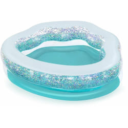 Piscina gonfiabile conchiglia 2 anelli con glitter BestWay 52489