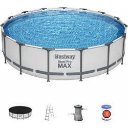 Bestway - Piscina con struttura rotonda Steel Pro max 457x107 cm 56488