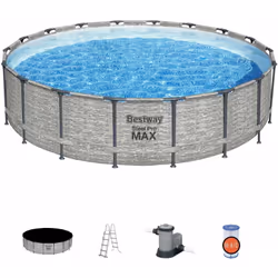 Cosa c'è di meglio dell'avere la propria piscina direttamente in giardino? Le piscine fuori terra Steel Pro MAX™ di Bestway® ...