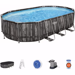 Trascorri un'estate da sogno con una piscina fuori terra direttamente nel tuo giardino per la gioia dei tuoi figli! Struttura ...