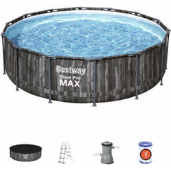 Bestway - Piscina con struttura rotonda Steel Pro max 427x107 cm 5614Z