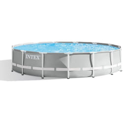 Intex - Piscina rotonda con struttura Ø457xH107 cm Prism Frame 26724