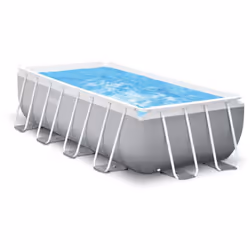 Le piscine Intex Prisma Frame Rettangolari sono progettate per adattarsi a qualsiasi giardino. La loro forma permette di nuot ...