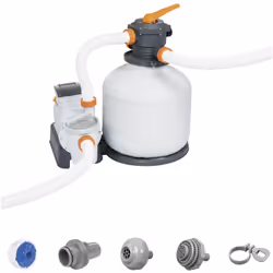 Flowclear 11355 lt per ora, Il filtro a sabbia di Bestway® è un modo altamente efficiente ed ecologico per mantenere l'acqua ...
