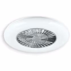 Semplicemente pratica: la plafoniera VISBY con ventilatore integrato! L'apparecchio con copertura starlight di tendenza ha un ...