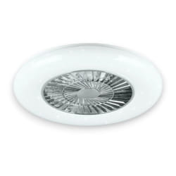Trio Lighting - Ventilatore plafoniera con tre modalità luce led a soffitto con ventilatore e telecomando diametro 60 cm