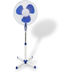 No Brand - Ventilatore a piantana 3 pale Ø40 cm con altezza regolabile 45W