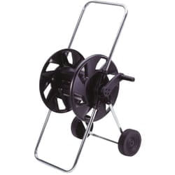 Carrello avvolgitubo da giardino in acciaio per tubi da 60 mt